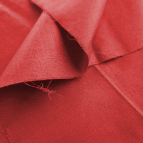 RED - Cotton woven fabric