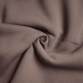 D-695 Cocoa - brushed knitwear with elastane