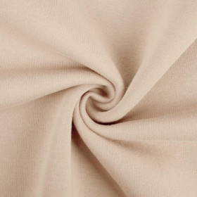D-207 STRAW BEIGE - thick brushed sweatshirt D300