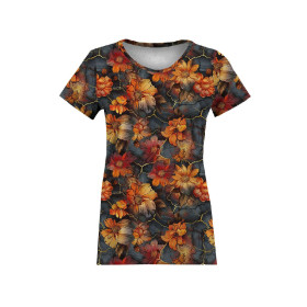 DENIM FLOWERS wz.2 - Waterproof woven fabric