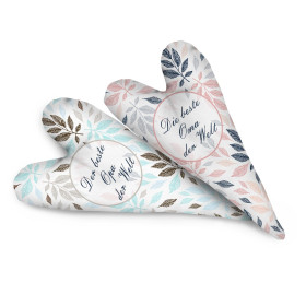 DECORATIVE HEARTS - PASTEL LEAVES DE