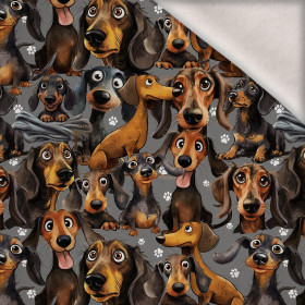 DOGS PAT. 1 - brushed knitwear with elastane ITY