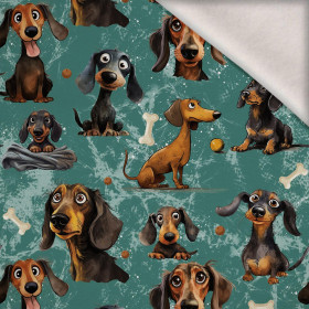 DOGS PAT. 3 - brushed knitwear with elastane ITY