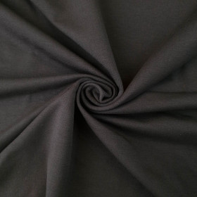 Viscose French Terry - BLACK D-16