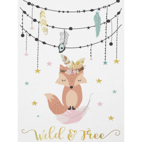 PARTY (WILD & FREE) - Cotton woven fabric panel