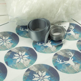 CHRISTMAS WREATH - DEERS / jeans - sewing set