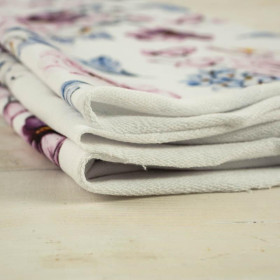 WATERCOLOR BOUQUET Pat. 2 - looped knit fabric