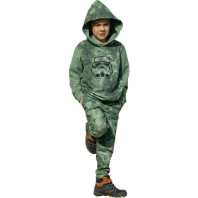 KID'S HOODIE (ALEX) - DWARFS IN THE FOREST (FOREST DWARFS) / GREY - sewing set