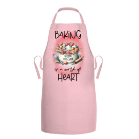 APRON - BAKING HEART - sewing set