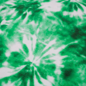 BATIK pat. 1 / green - looped knit fabric