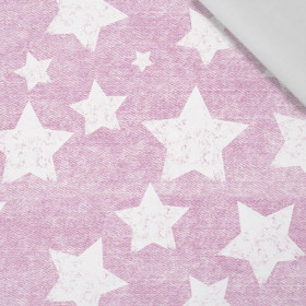 WHITE STARS / vinage look jeans (rose quartz) - Cotton woven fabric