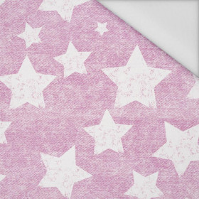 WHITE STARS / vinage look jeans (rose quartz) - Waterproof woven fabric