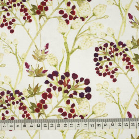 ELDERBERRY (BLOOMING MEADOW) - single jersey with elastane 