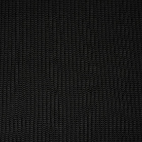 50cm - BLACK - Cotton sweater knit fabric