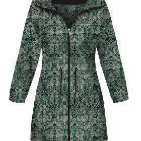 WOMEN'S PARKA PANEL (ANNA) - MAGIC DAMASCO pat. 1 (MAGIC SCHOOL) / grey - XL