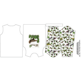 LONGSLEEVE - DINO PLANTS - single jersey (122/128)