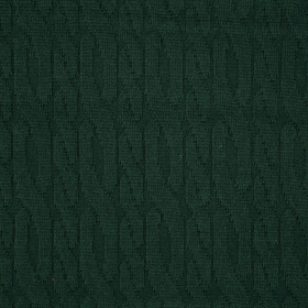 Bottled green - Sweater knit fabric 420g - Braid