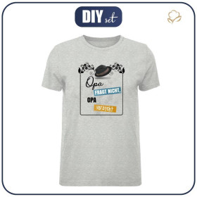 MEN’S T-SHIRT M - Opa fragt nicht, Opa versteht / hat - single jersey M