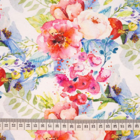 WILD ROSE PAT. 3 (IN THE MEADOW) - Cotton muslin