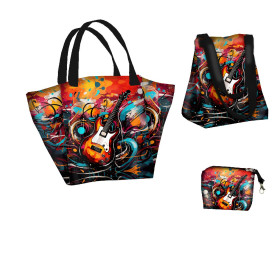 XL bag with in-bag pouch 2 in 1 - GUITAR MUSIC - sewing set