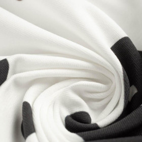 HALLOWEEN BLACK GHOSTS / white - single jersey with elastane TE210