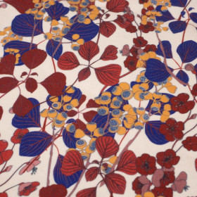 JAPANESE GARDEN pat. 3 (JAPAN)  - looped knit fabric