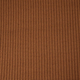 CARAMEL - Cotton sweater knit fabric