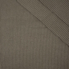 KHAKI - Viscose sweater knit fabric
