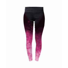 SPORTS LEGGINGS - SPECKS (fuchsia)