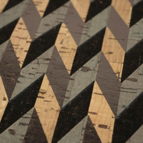 CORK HERRINGBONE LAMINA (50 cm x 70 cm) - material with a lining