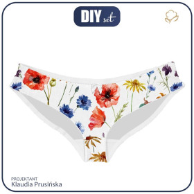 WOMEN'S PANTIES - FIELD FLOWERS - S