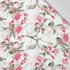 APPLE BLOSSOM pat. 1 (pink) - Cotton woven fabric
