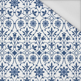 FLOWERS pat. 1 (classic blue) - Waterproof woven fabric