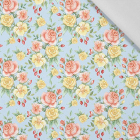 ROSES pat. 1 (colorful) - Cotton woven fabric