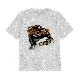 KID’S T-SHIRT - JEEP / TERRAZZO - single jersey