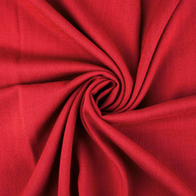RED - Linen with viscose