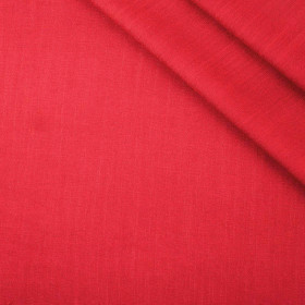 RED - Linen with viscose
