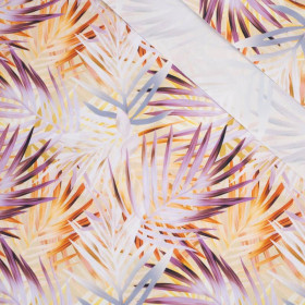 PALM LEAVES pat. 2 (gold) - Waterproof woven fabric