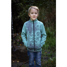 "MAX" CHILDREN'S TRAINING JACKET - STORMTROOPERS (minimal) / CAMOUFLAGE pat. 2 (olive) - knit with short nap