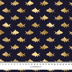 GOLDEN FISH (GOLDEN OCEAN) / black - Waterproof woven fabric