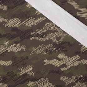 CAMOUFLAGE - scribble / brown - single jersey with elastane 