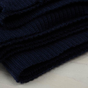 B-19 NAVY - Ribbed knit fabric