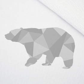 MEN’S HOODIE (COLORADO) - GEOMETRIC BEAR (ADVENTURE) / white - sewing set 