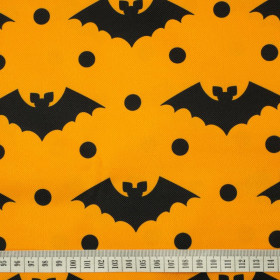 HALLOWEEN SPINNENNETZ BESEN - Waterproof woven fabric