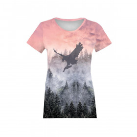 WOMEN’S T-SHIRT - EAGLE AND MOUNTAINS - single jersey 