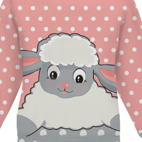 CHILDREN'S (NOE) SWEATSHIRT - SHEEP BARBRA - looped knit fabric 