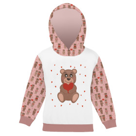 KID'S HOODIE (ALEX) - MR. BEAR (BEARS IN LOVE) - sewing set