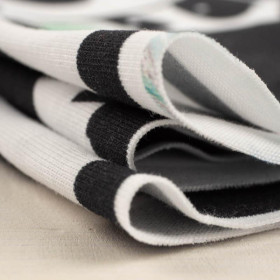 PANDAS / mint - single jersey with elastane TE210