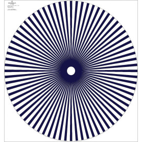 STRIPES -  big circle skirt panel - Viscose jersey