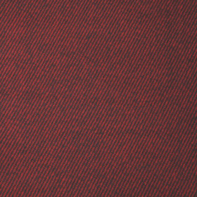 RED-BLACK STRIPES - Coat fabric